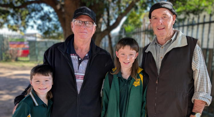 grandpas and students